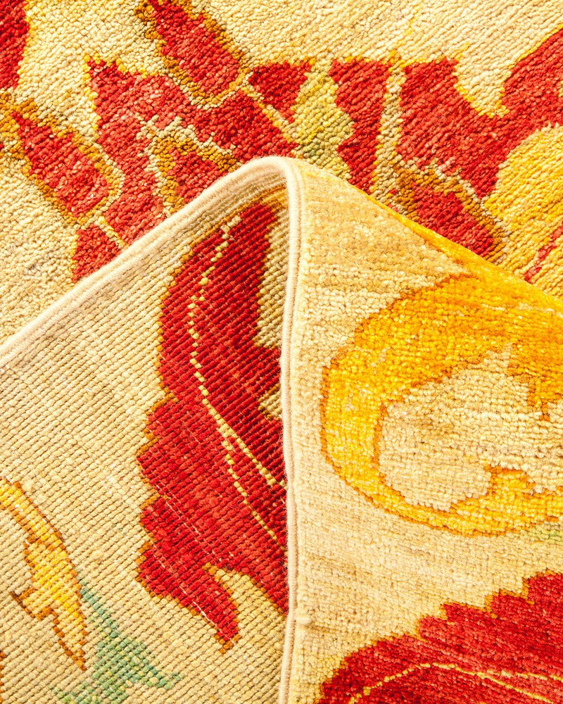 One-of-a-Kind Imported Hand-knotted Area Rug  - Red, 6' 3" x 8' 9" - Modern Rug Importers