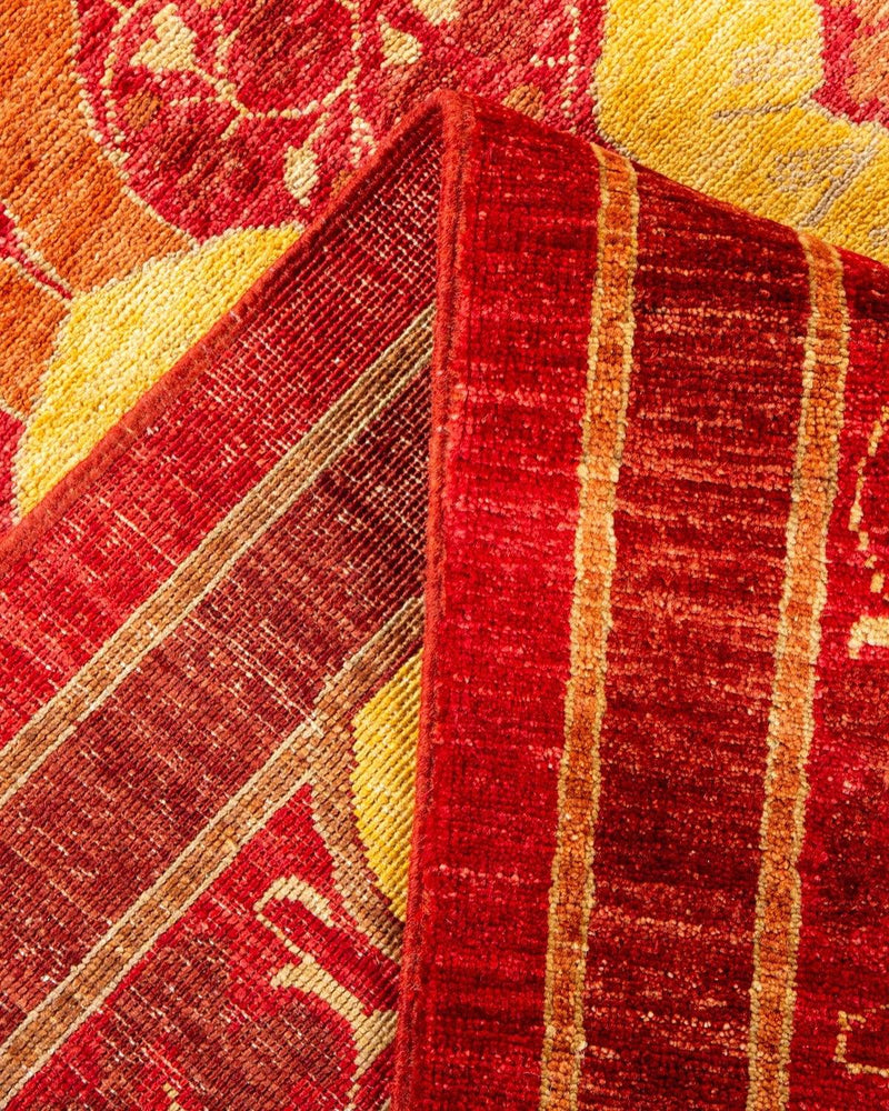 One-of-a-Kind Imported Hand-knotted Area Rug  - Red, 8' 1" x 10' 0" - Modern Rug Importers