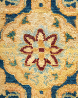 One-of-a-Kind Imported Hand-Knotted Area Rug  - Red, 8' 1" x 10' 1" - Modern Rug Importers