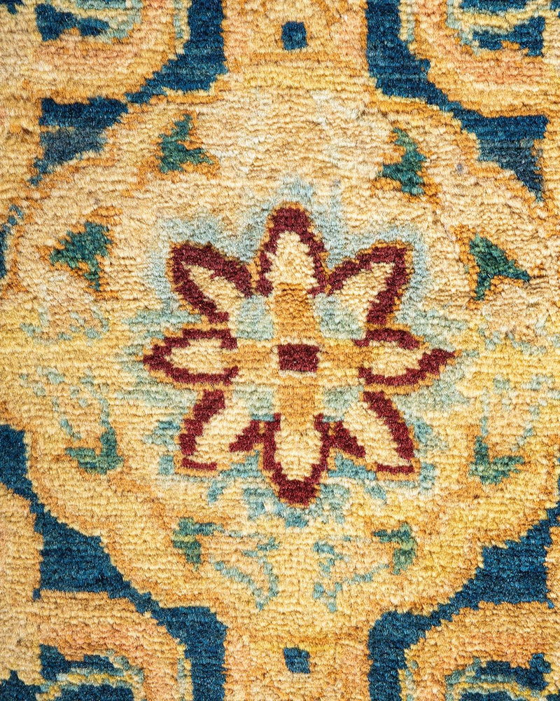 One-of-a-Kind Imported Hand-Knotted Area Rug  - Red, 8' 1" x 10' 1" - Modern Rug Importers