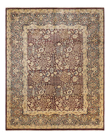 One-of-a-Kind Imported Hand-Knotted Area Rug  - Red, 8' 1" x 10' 2" - Modern Rug Importers