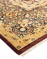 One-of-a-Kind Imported Hand-Knotted Area Rug  - Red, 8' 1" x 10' 2" - Modern Rug Importers