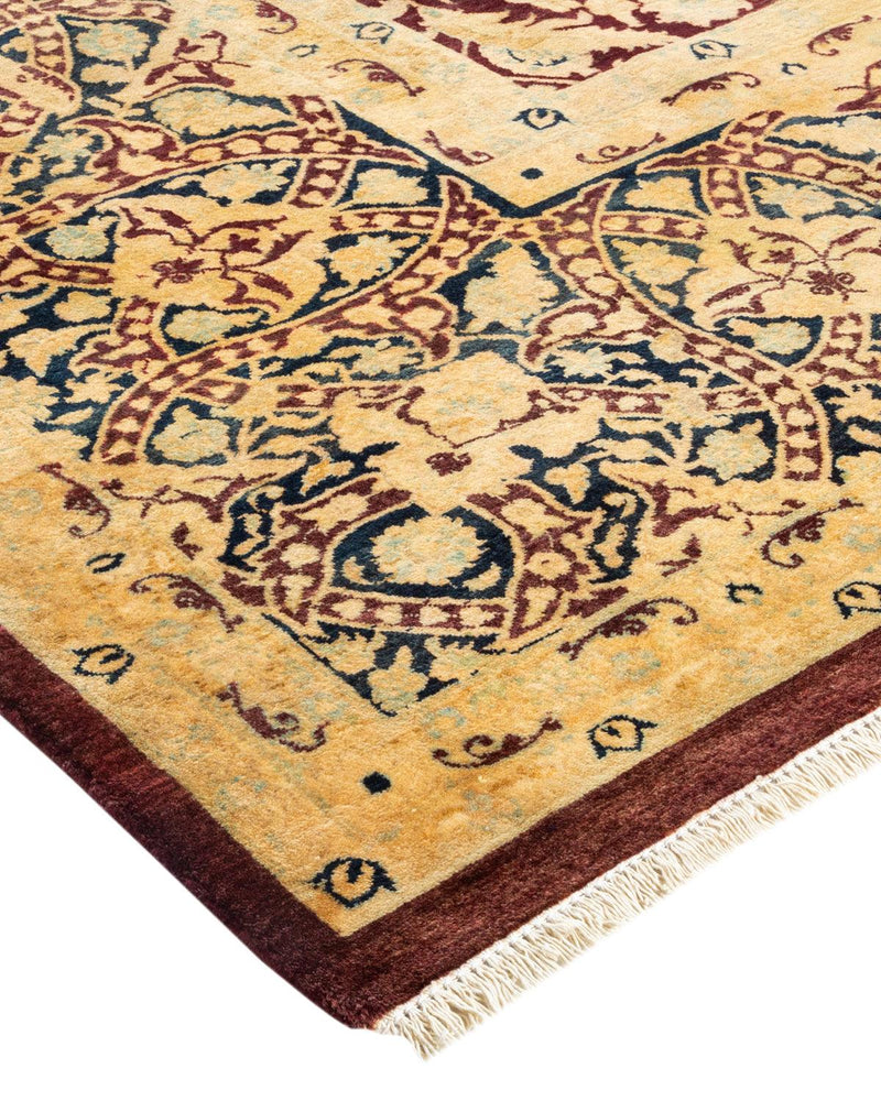 One-of-a-Kind Imported Hand-Knotted Area Rug  - Red, 8' 1" x 10' 2" - Modern Rug Importers