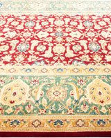 One-of-a-Kind Imported Hand-Knotted Area Rug  - Red, 8' 1" x 10' 2" - Modern Rug Importers