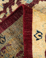 One-of-a-Kind Imported Hand-Knotted Area Rug  - Red, 8' 1" x 10' 2" - Modern Rug Importers