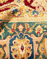 One-of-a-Kind Imported Hand-Knotted Area Rug  - Red, 8' 1" x 10' 2" - Modern Rug Importers