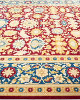 One-of-a-Kind Imported Hand-Knotted Area Rug  - Red, 8' 2" x 10' 3" - Modern Rug Importers
