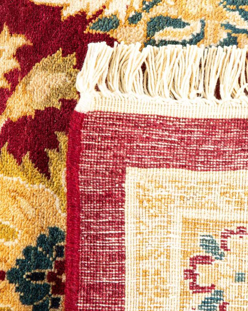 One-of-a-Kind Imported Hand-Knotted Area Rug  - Red, 8' 2" x 10' 3" - Modern Rug Importers