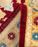 One-of-a-Kind Imported Hand-Knotted Area Rug  - Red, 8' 2" x 10' 3" - Modern Rug Importers