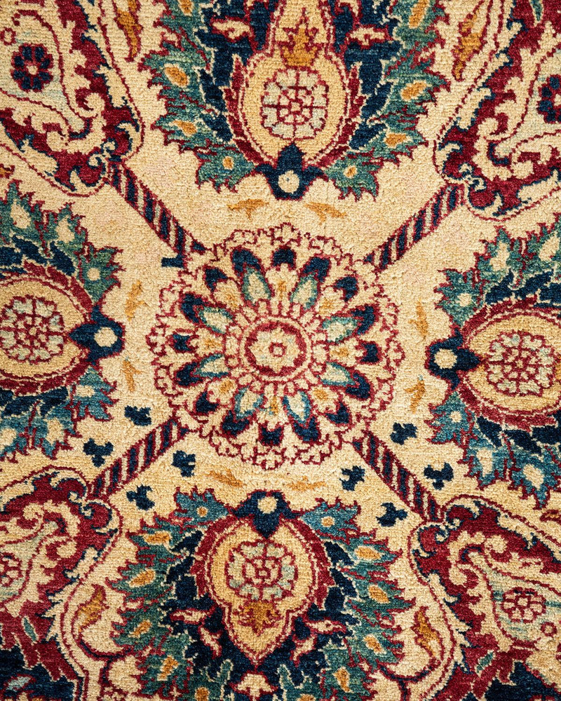 One-of-a-Kind Imported Hand-Knotted Area Rug  - Red, 8' 2" x 9' 10" - Modern Rug Importers