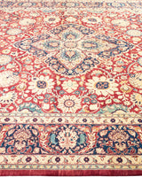 One-of-a-Kind Imported Hand-Knotted Area Rug  - Red, 8' 2" x 9' 10" - Modern Rug Importers