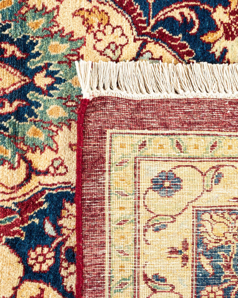 One-of-a-Kind Imported Hand-Knotted Area Rug  - Red, 8' 2" x 9' 10" - Modern Rug Importers