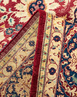 One-of-a-Kind Imported Hand-Knotted Area Rug  - Red, 8' 2" x 9' 10" - Modern Rug Importers