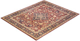 One-of-a-Kind Imported Hand-Knotted Area Rug  - Red, 8' 2" x 9' 10" - Modern Rug Importers