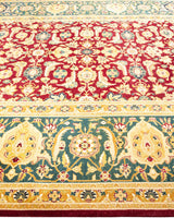 One-of-a-Kind Imported Hand-Knotted Area Rug  - Red, 8' 3" x 10' 3" - Modern Rug Importers