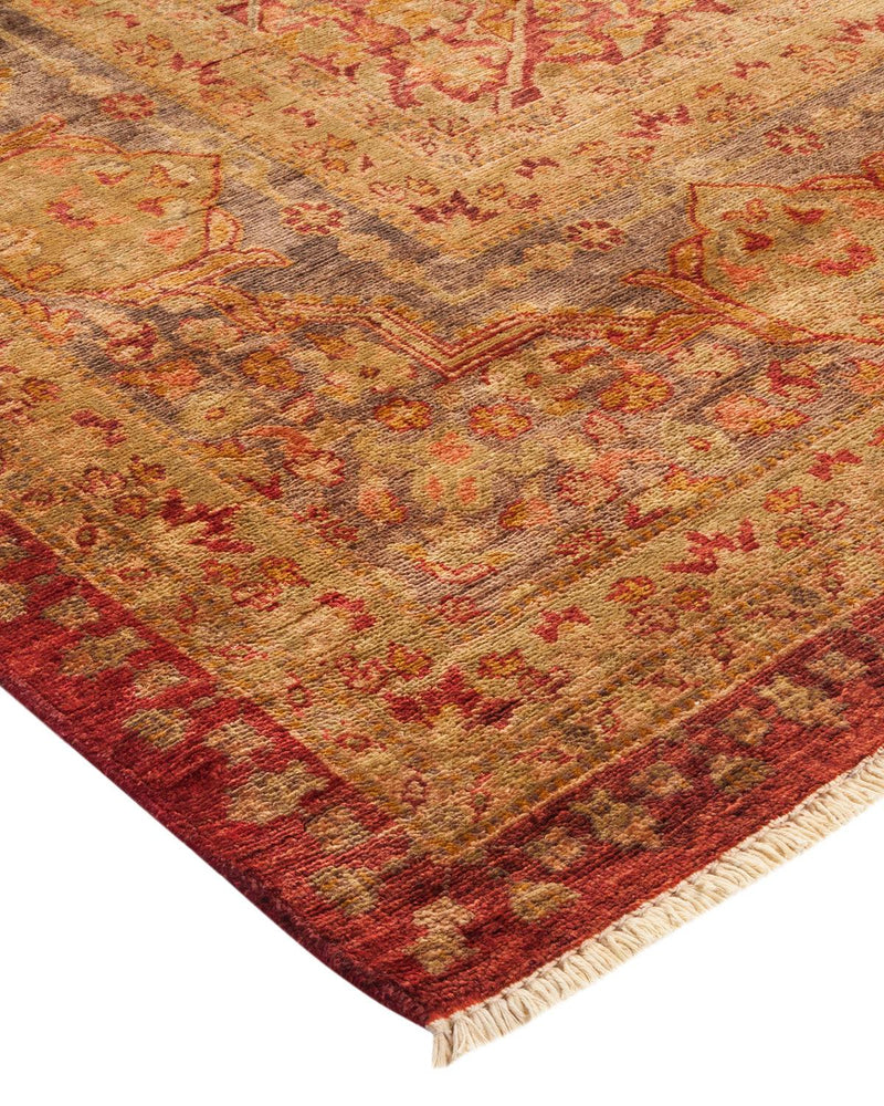 One-of-a-Kind Imported Hand-knotted Area Rug  - Red, 9' 0" x 12' 4" - Modern Rug Importers