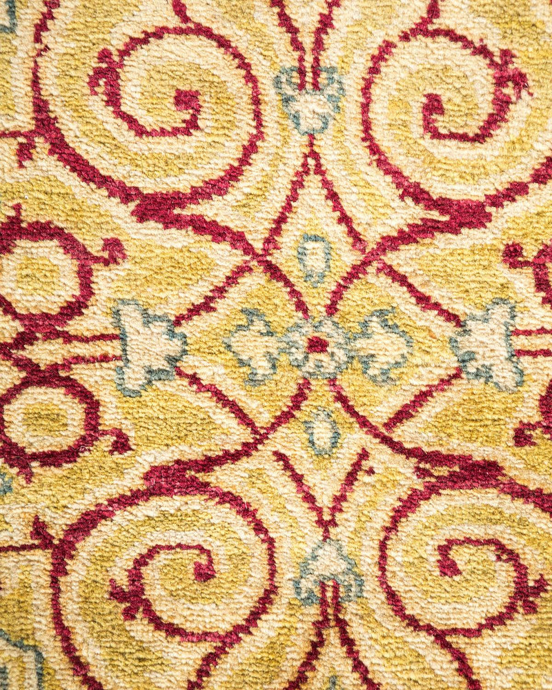 One-of-a-Kind Imported Hand-knotted Area Rug  - Yellow, 10' 1" x 18' 1" - Modern Rug Importers