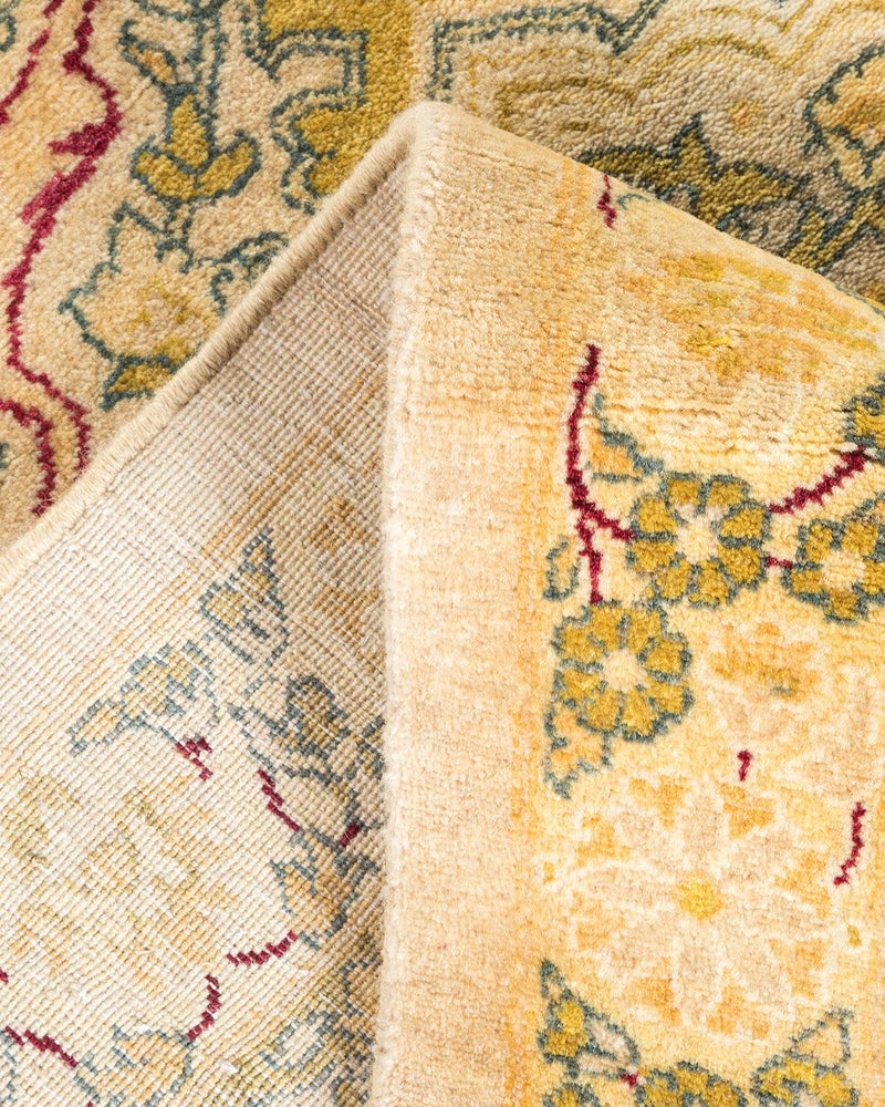 One-of-a-Kind Imported Hand-knotted Area Rug  - Yellow, 10' 1" x 18' 1" - Modern Rug Importers