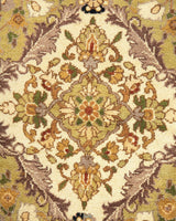 One-of-a-Kind Imported Hand-Knotted Area Rug  - Yellow, 7' 1" x 7' 1" - Modern Rug Importers