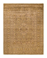 One-of-a-Kind Imported Hand-knotted Area Rug  - Yellow,  7' 10" x 10' 4" - Modern Rug Importers