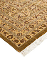 One-of-a-Kind Imported Hand-knotted Area Rug  - Yellow,  7' 10" x 10' 4" - Modern Rug Importers