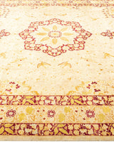 One-of-a-Kind Imported Hand-Knotted Area Rug  - Yellow, 8' 1" x 10' 1" - Modern Rug Importers