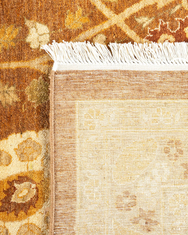 One-of-a-Kind Imported Hand-Knotted Area Rug  - Yellow, 8' 3" x 10' 2" - Modern Rug Importers