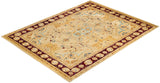 One-of-a-Kind Imported Hand-knotted Area Rug  - Yellow, 9' 1" x 11' 10" - Modern Rug Importers