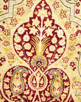 One-of-a-Kind Imported Hand-Knotted Area Rug  - Yellow, 9' 1" x 12' 5" - Modern Rug Importers