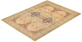 One-of-a-Kind Imported Hand-Knotted Area Rug  - Yellow, 9' 1" x 12' 5" - Modern Rug Importers
