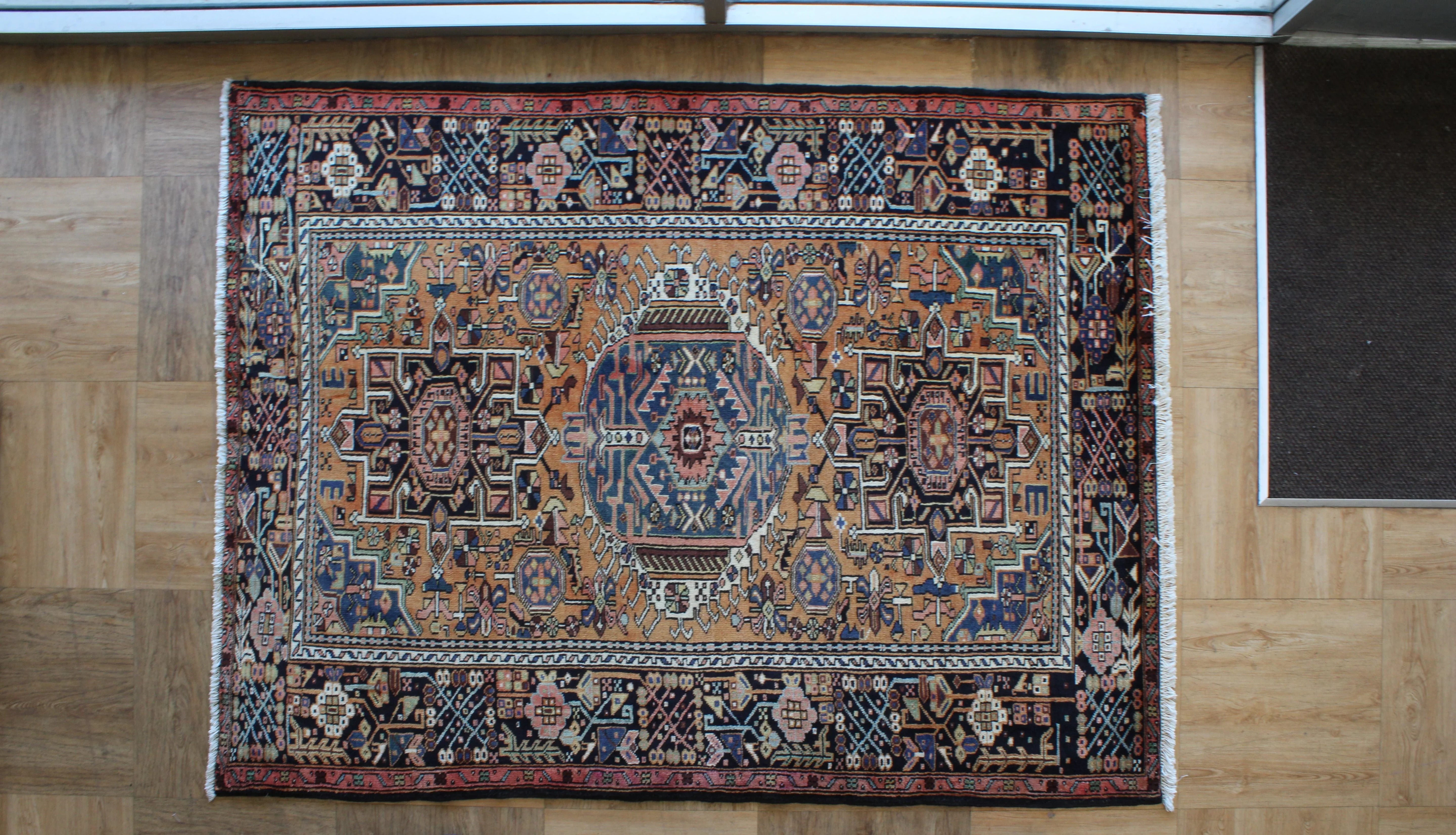 Persian Karaja Hand Knotted Rug