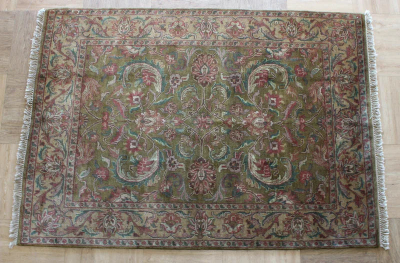Indian Hand Knotted Wool Rug - Modern Rug Importers