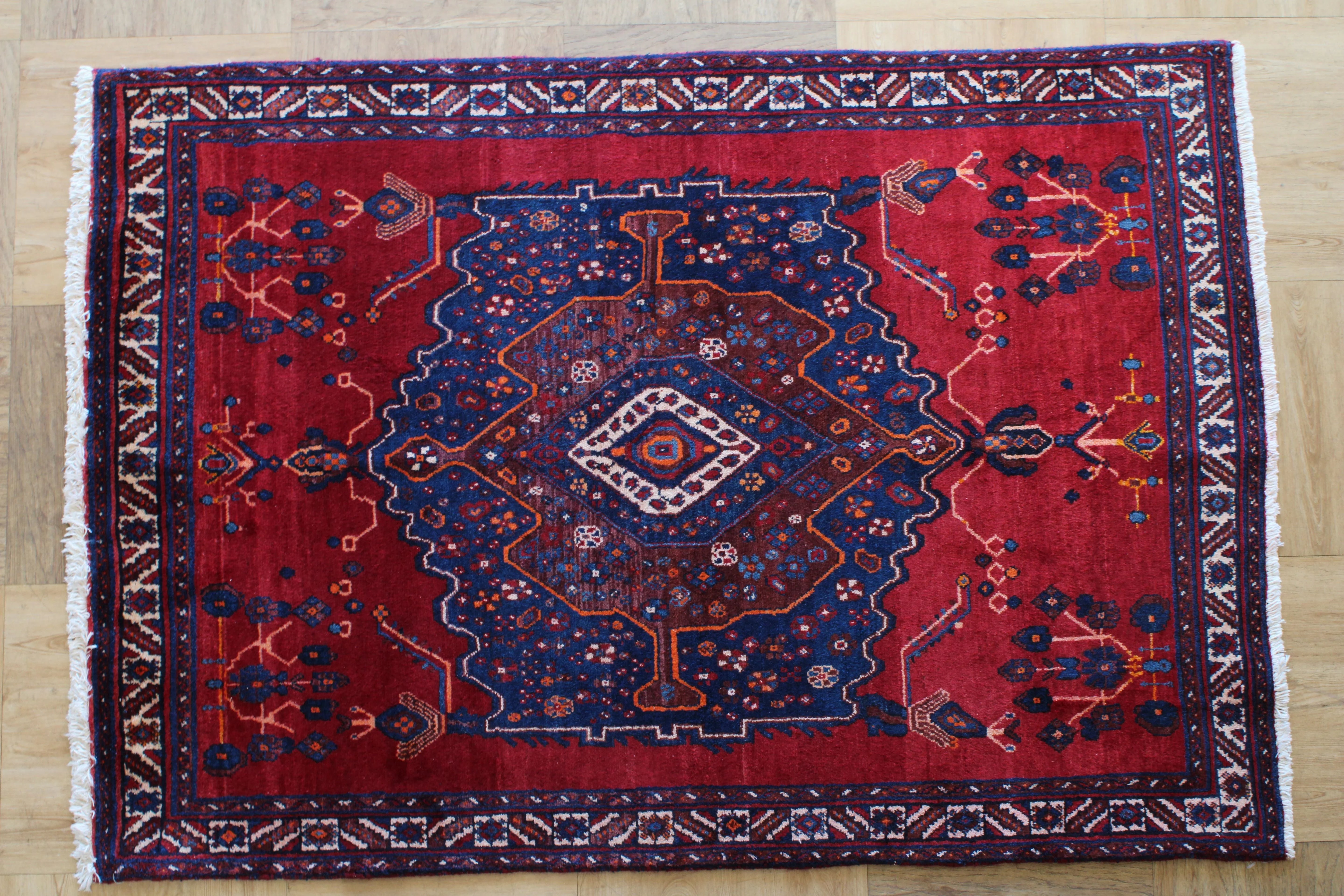 Persian Sirjan Hand Knotted Rug