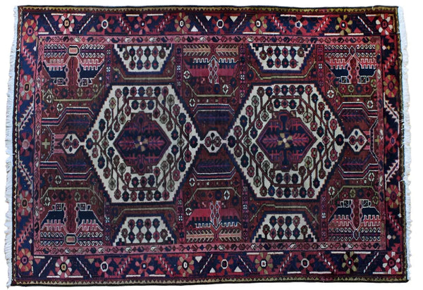 Persian Taleghan Hand Knotted Rug