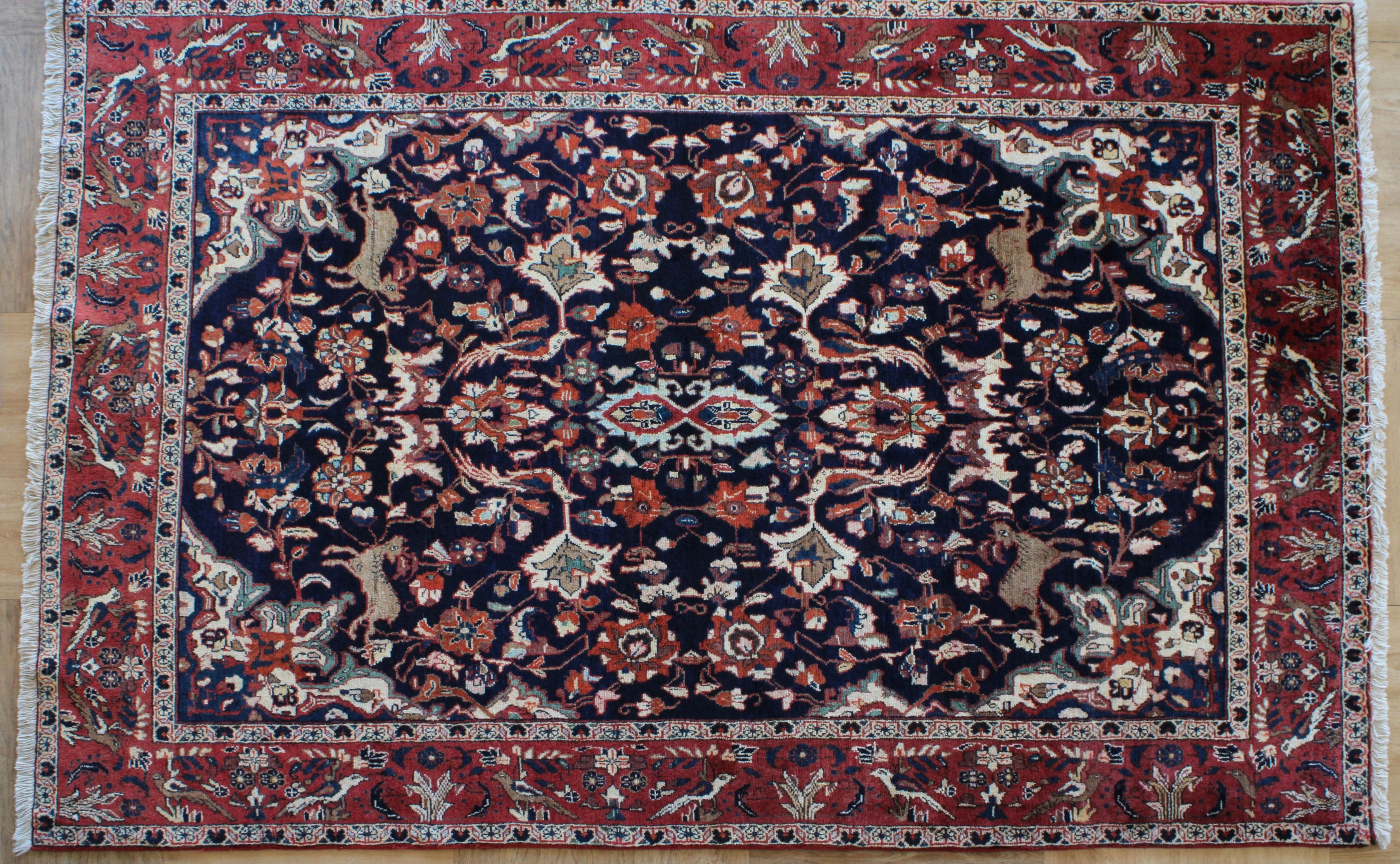 Peresian Sirjan Hand Knotted Rug