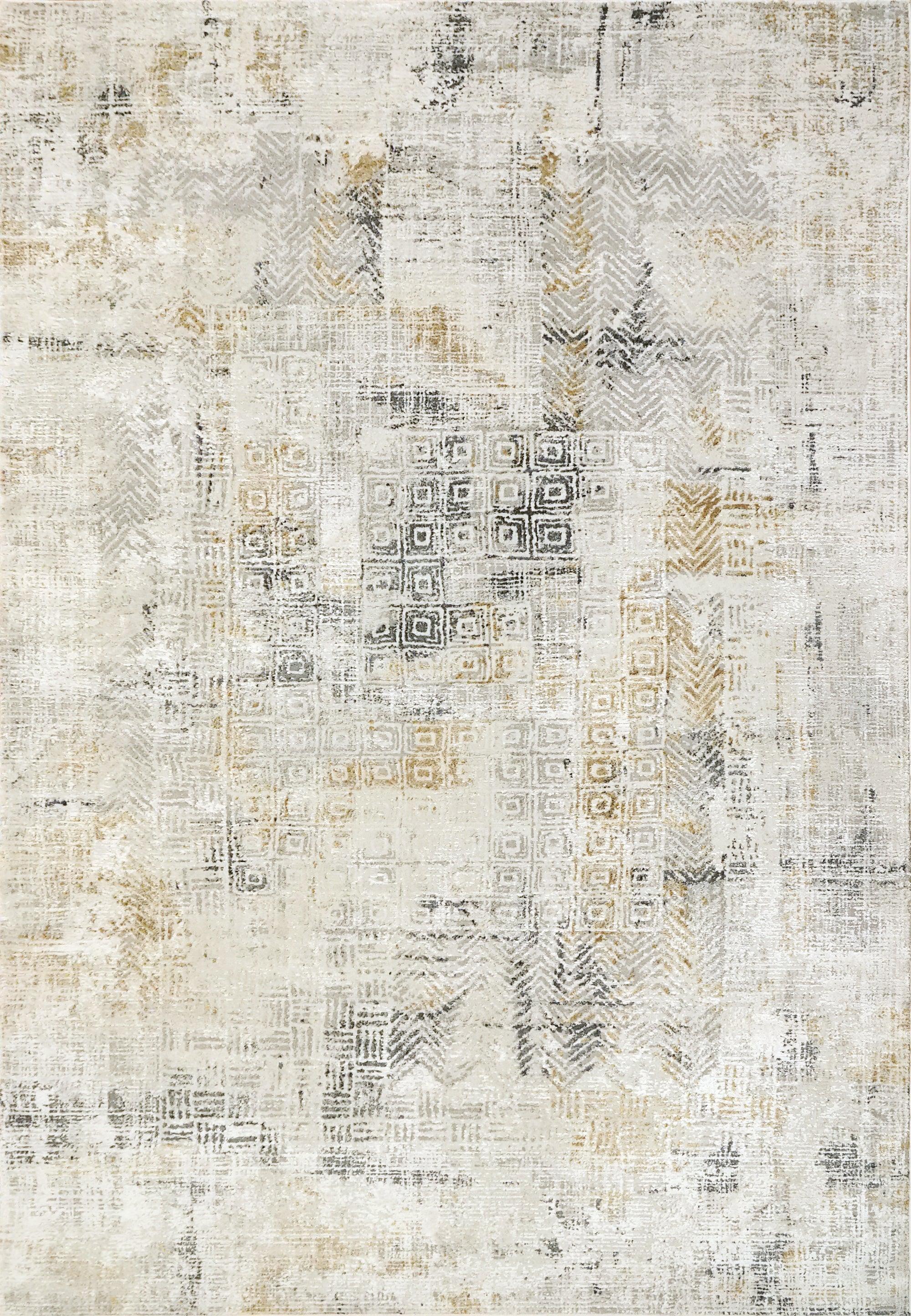QUARTZ 27071-155 IVORY/SLATE - Modern Rug Importers