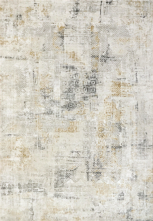 QUARTZ 27071-155 IVORY/SLATE - Modern Rug Importers
