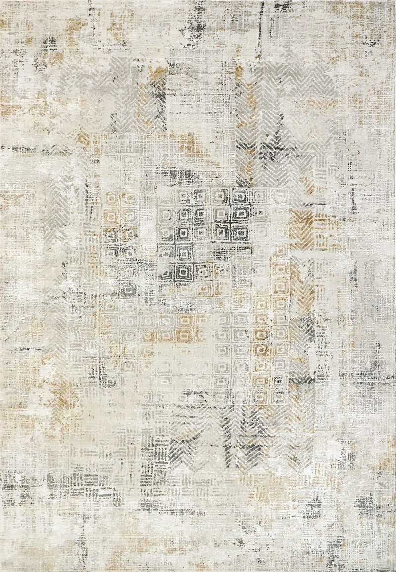 QUARTZ 27071-155 IVORY/SLATE - Modern Rug Importers