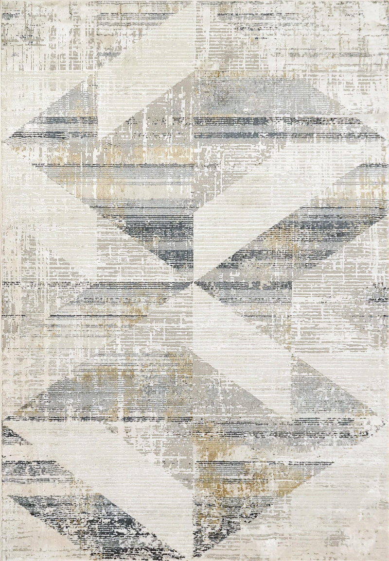 QUARTZ 27072-155 IVORY/SLATE - Modern Rug Importers