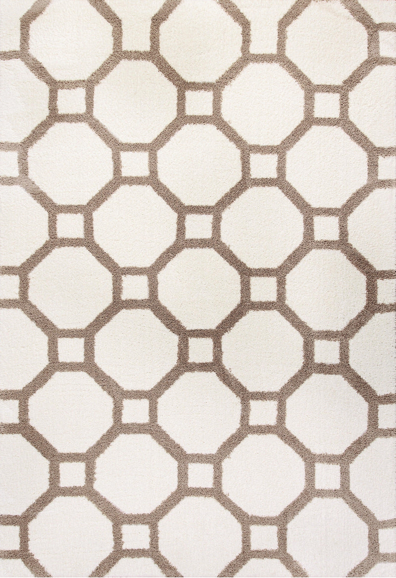 SILKY SHAG 5903-110 WHITE - Modern Rug Importers