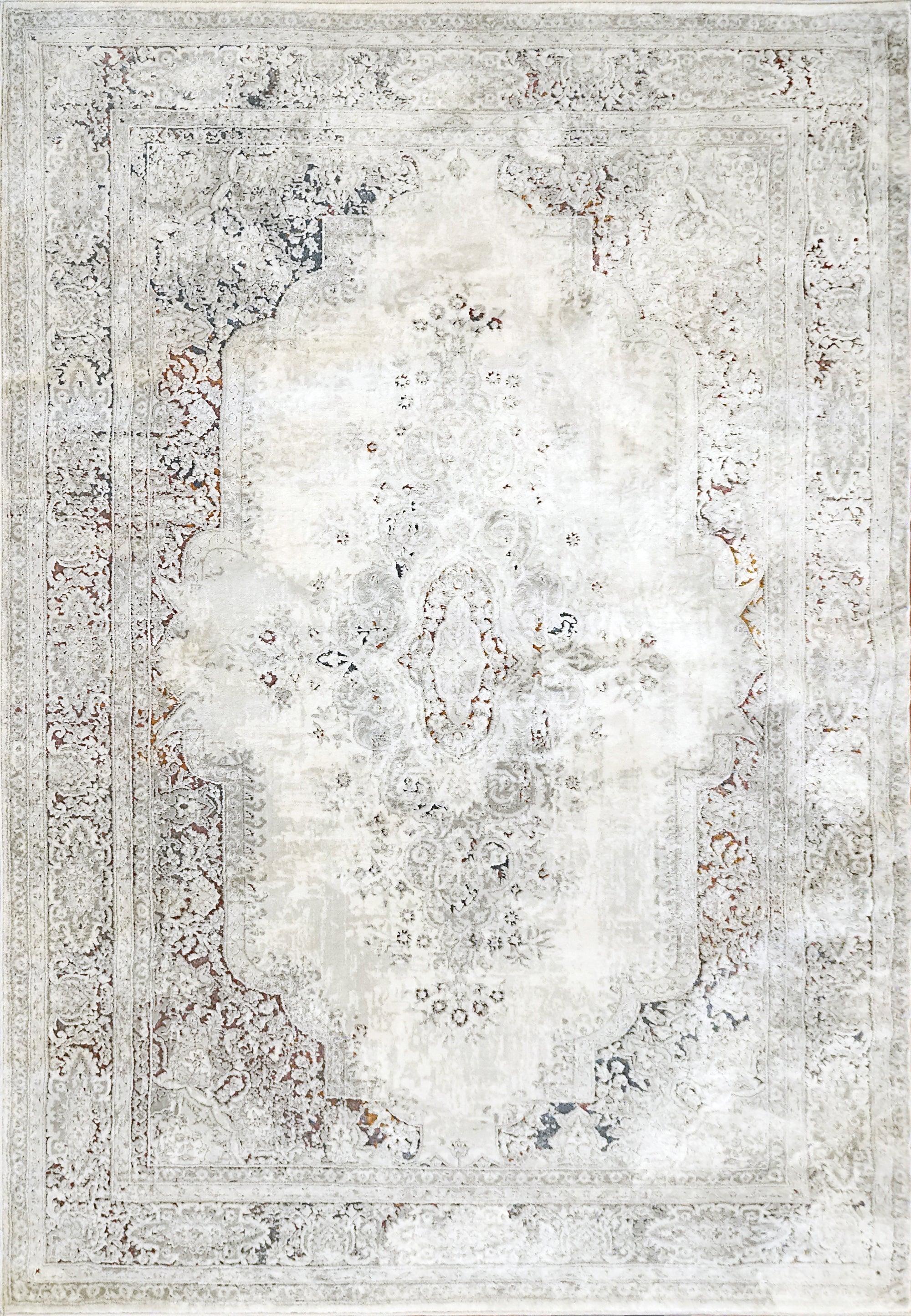 TORINO 3337-135 IVORY/RED/BLUE - Modern Rug Importers