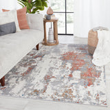Vibe by Jaipur Living Tocarra Abstract Gray/ Red Area Rug - Modern Rug Importers