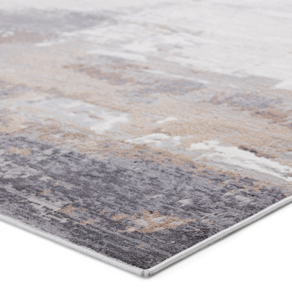 Vibe by Jaipur Living Forsythe Abstract Gray/ Ivory Area Rug - Modern Rug Importers