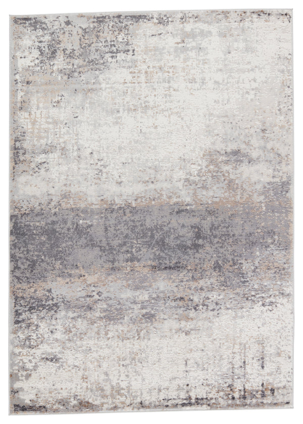 Vibe by Jaipur Living Delano Abstract Gray/ Ivory Area Rug - Modern Rug Importers