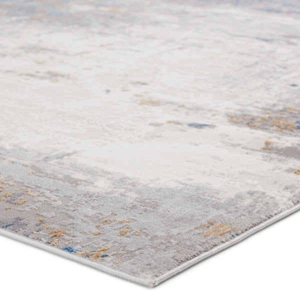 Vibe by Jaipur Living Ridley Abstract Gray/ Blue Area Rug - Modern Rug Importers