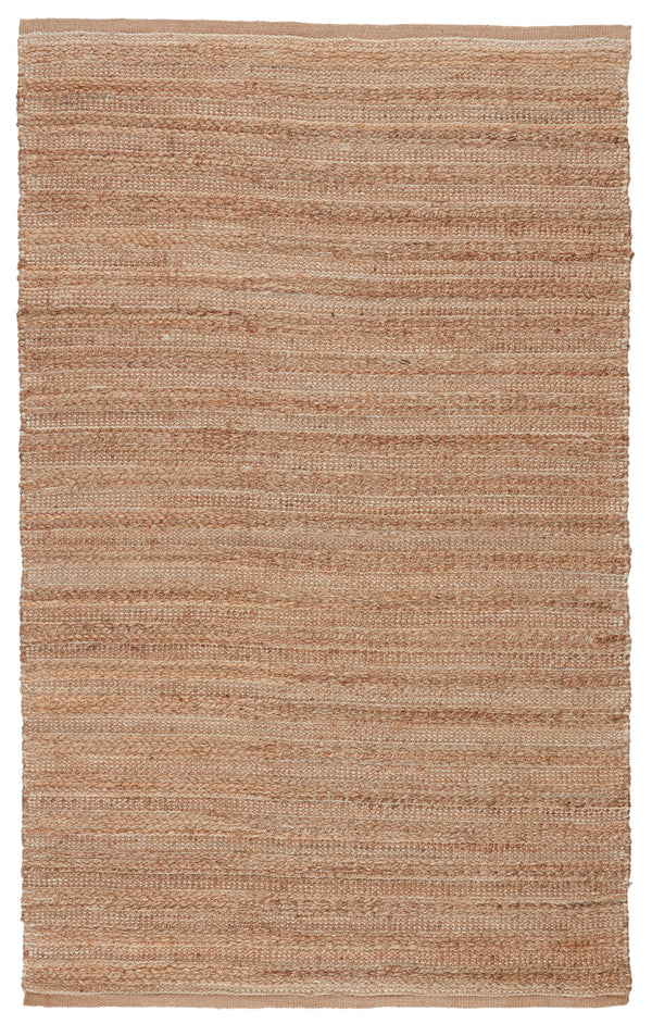 Jaipur Living Canterbury Natural Solid Tan/ White Area Rug - Modern Rug Importers
