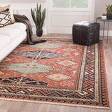 Jaipur Living Granato Hand-Knotted Medallion Red/ Blue Area Rug - Modern Rug Importers