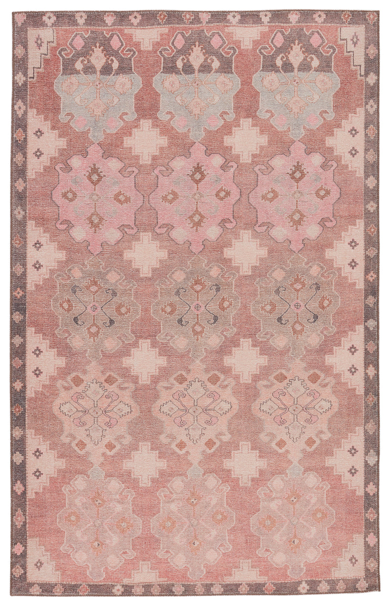 Vibe by Jaipur Living Chilton Medallion Pink/ Brown Area Rug - Modern Rug Importers