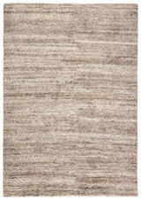 Jaipur Living Bengal Hand-Knotted Solid Gray/ Ivory Area Rug - Modern Rug Importers
