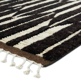 Jaipur Living Quest Hand-Knotted Geometric Dark Brown/ Ivory Area Rug - Modern Rug Importers